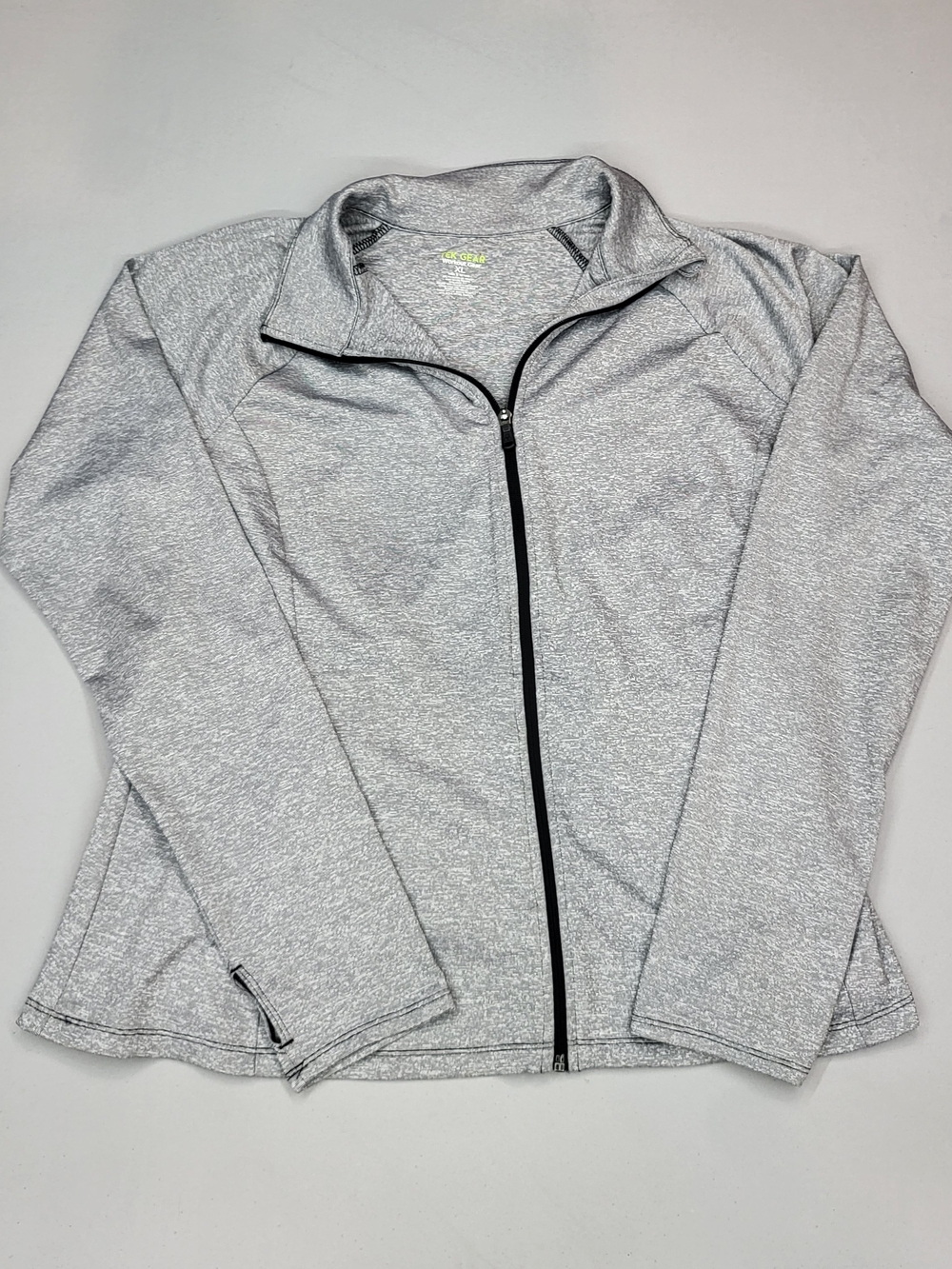 tek gear Light Gray Full-Zip Utility Jacket